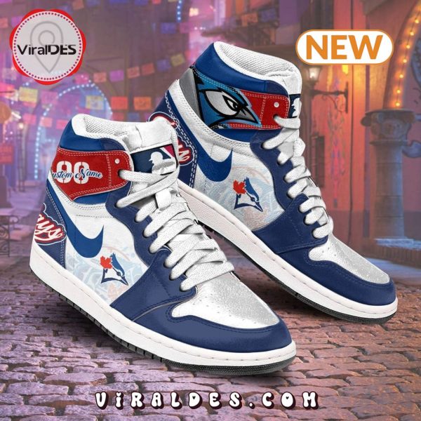 Personalized Toronto Blue Jays CF Baseball Air Jordan 1 Shoes