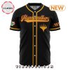 Red Wolf Viking Mens Custom Baseball Jersey Shirt