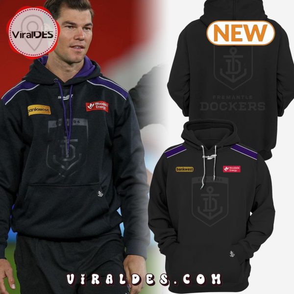 Premium Fremantle Football Club Black Hoodie