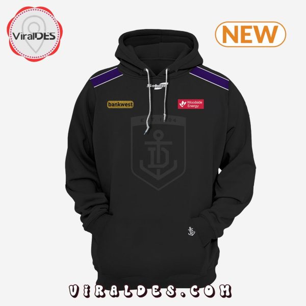 Premium Fremantle Football Club Black Hoodie