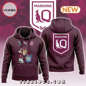 Introducing the Premium QLD Queensland Maroons Limited Tee Hoodie