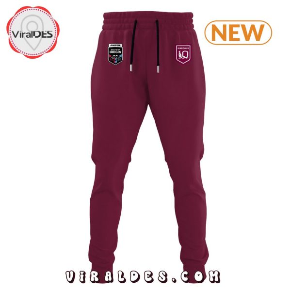 Queensland Maroons 5th Game 2024 Red Hoodie, Jogger, Cap