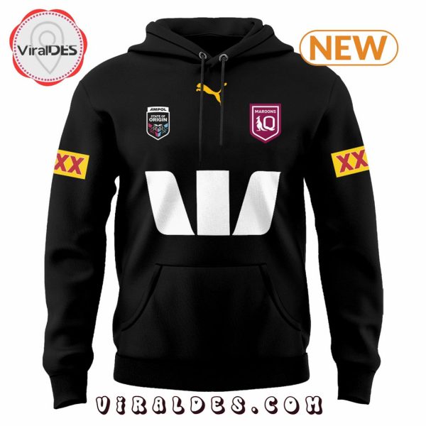 Queensland Maroons Specialized 2024 Black Version Hoodie, Jogger, Cap