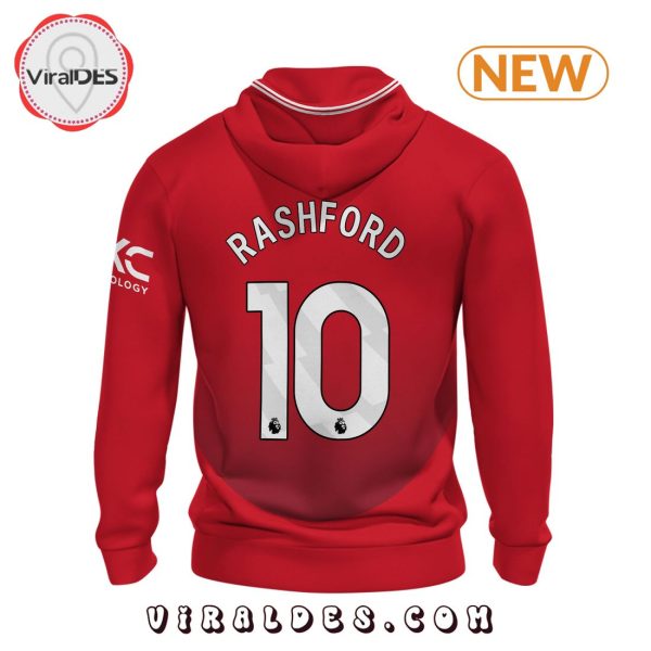 Rashford Manchester United Men’s Champions Red Hoodie