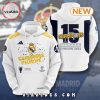 Real Madrid 15th Champions Signatures Black Hoodie