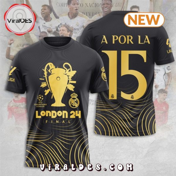 Real Madrid A Por La 15 Champions London 24 Final Hoodie