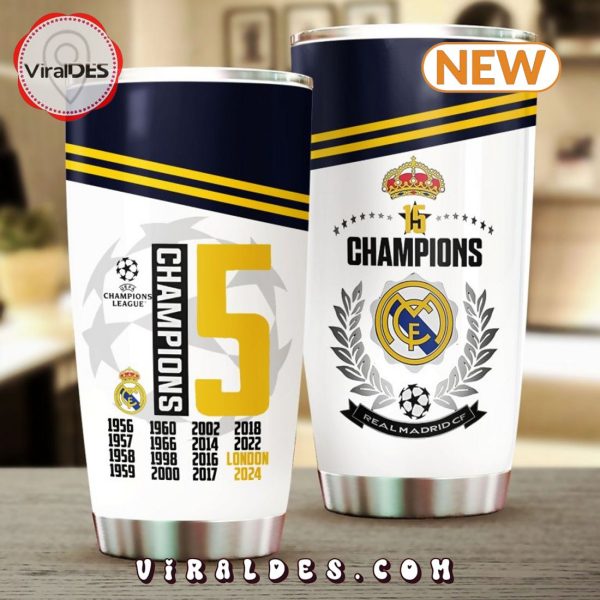 Real Madrid Champions League Premium Design Tumbler