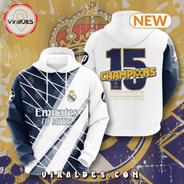 Real Madrid Classic 15 Champions London 24 Hoodie