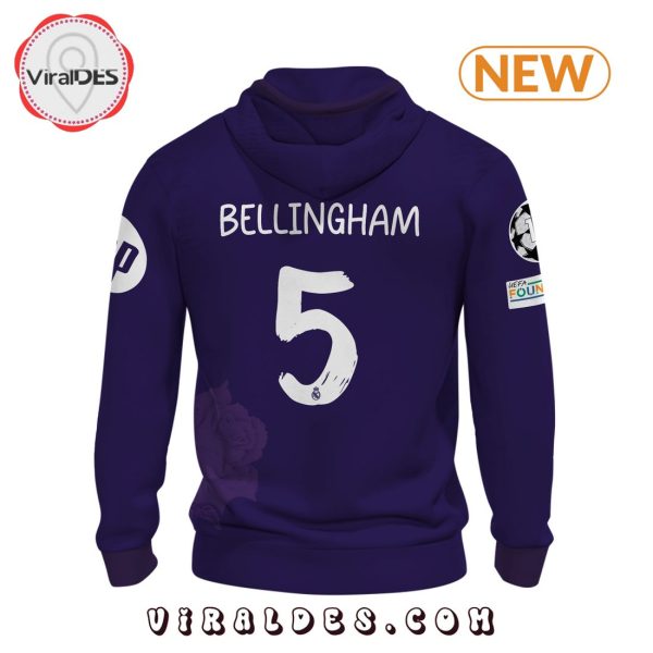 Real Madrid Jude Bellingham 24 25 Home Signatures Hoodie