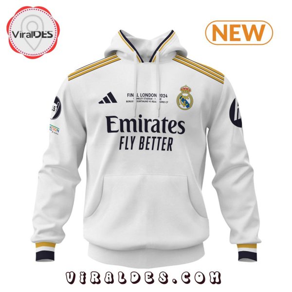 Real Madrid Jude Bellingham 24 25 Home White Hoodie