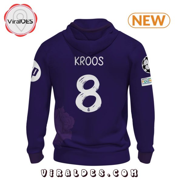 Real Madrid Men’s Kroos 24 25 Home Signatures Hoodie