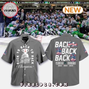 Florida Everblades Grey Champions 2024 Hawaiian Shirt