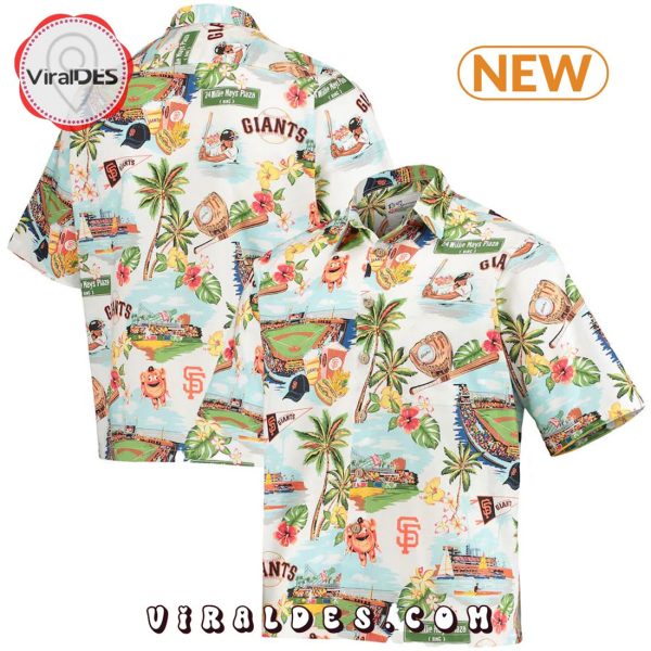 San Francisco Giants Palm Tree Hawaiian Shirt