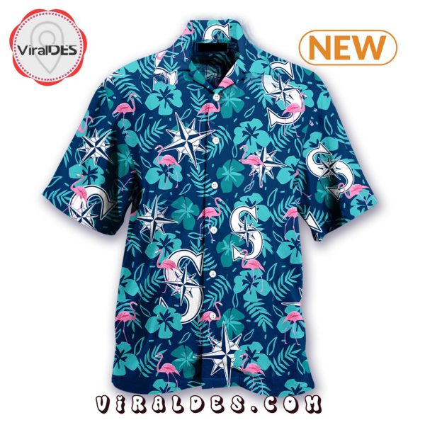 Seattle Mariners 2024 Leaf Summer Hawaiian Shirt Shorts