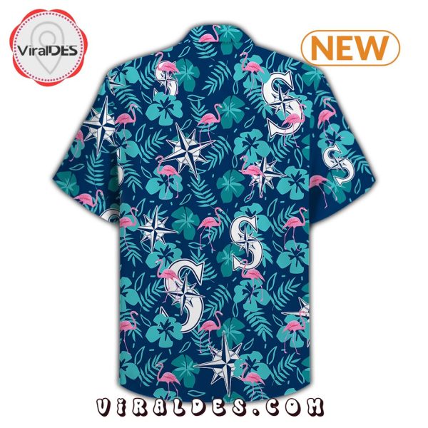 Seattle Mariners 2024 Leaf Summer Hawaiian Shirt Shorts