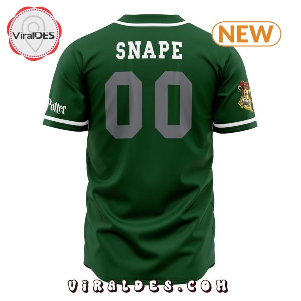 Slytherin Serpents House Harry Potter Baseball Jersey