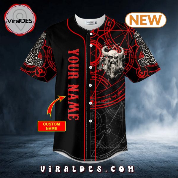 Son of Odin Valhalla Norse Mythology Tattoo Custom Baseball Jersey