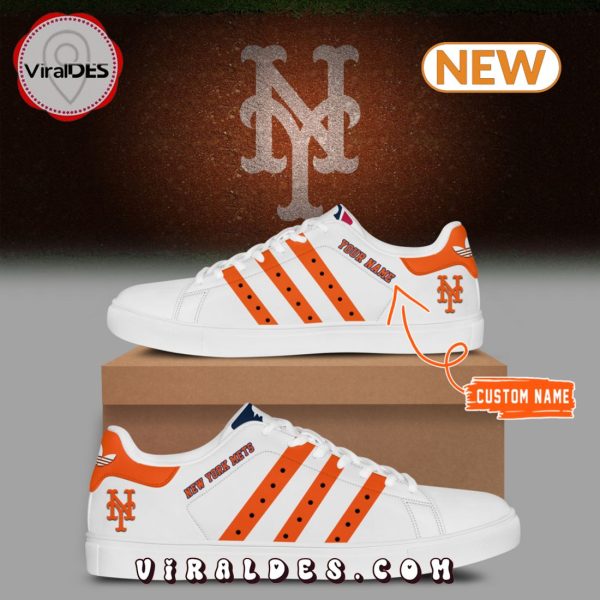 Special Custom New York Mets Fan Gifts Stan Smith Shoes