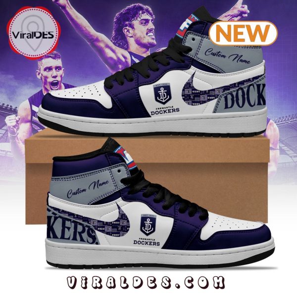 Special Fremantle Custom Name Football Club Air Jordan 1 Hightop