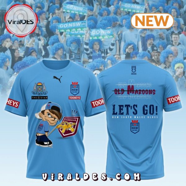 Special NSW Blues 2024 Let’s Go Tee T-Shirt, Cap