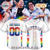 Special Pride Night Houston Astros Custom Navy Jersey