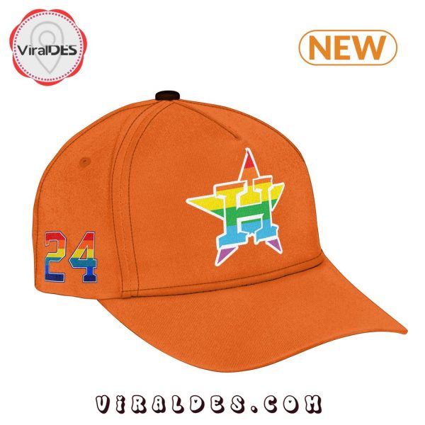 Special Pride Night Houston Astros Orange Classic Cap