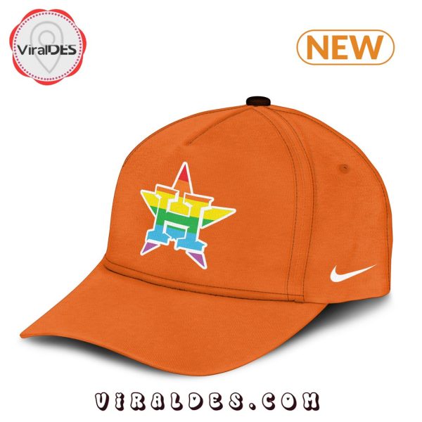 Special Pride Night Houston Astros Orange Classic Cap