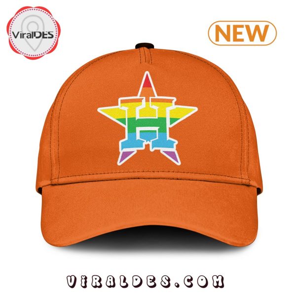 Special Pride Night Houston Astros Orange Classic Cap