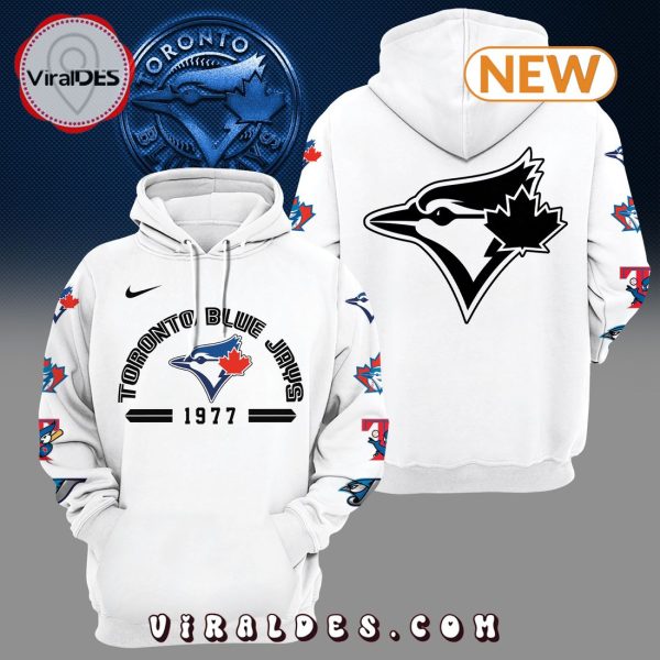 Special Toronto Blue Jays Baseball Team White Hoodie