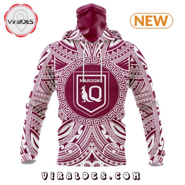 Specialized QLD Maroons Personalized Polynesian Concept Hoodie