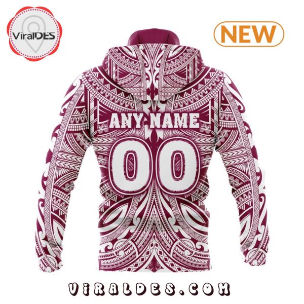 Specialized QLD Maroons Personalized Polynesian Concept Hoodie