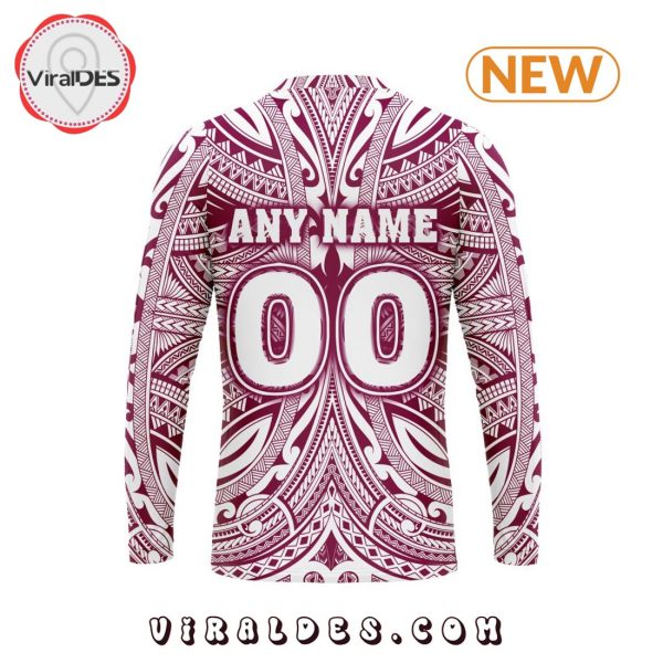 Specialized QLD Maroons Personalized Polynesian Concept Hoodie