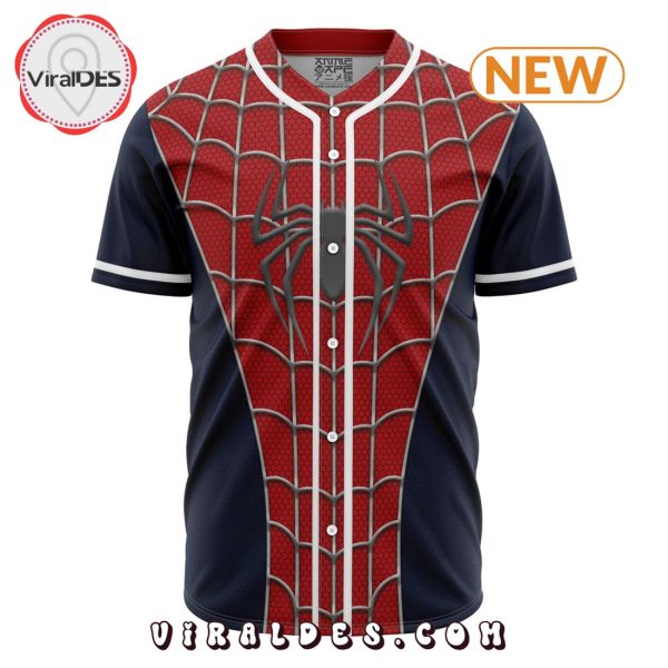 Spiderman Cosplay Marvel Baseball Jersey