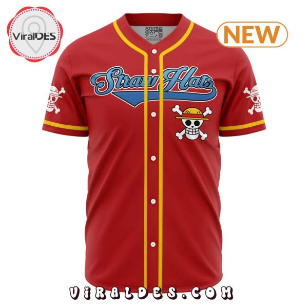 Strawhats Luffy One Piece Baseball Jersey