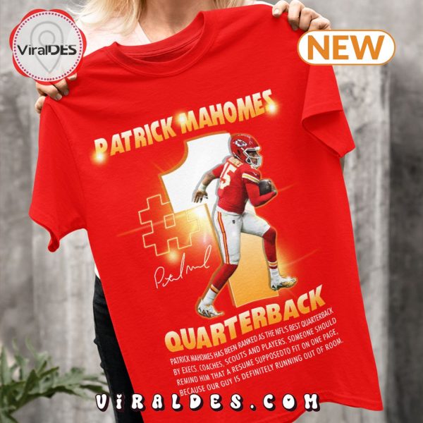 Kansas City Chiefs Patrick Mahomes Quarterback Signatures T-Shirt