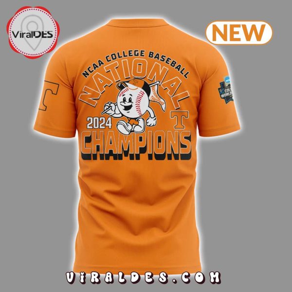 Tennessee Baseball Champion 2024 Division Orange Shirt