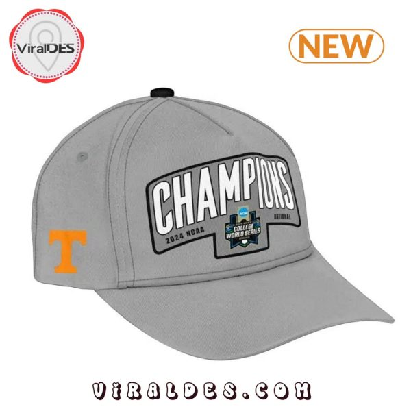 Tennessee Baseball Champion 2024 NCAA Division Grey Classic Cap