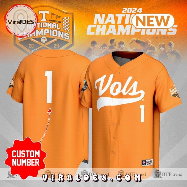 Tennessee Volunteers 2024 Custom Baseball College Orange Baseball Jersey