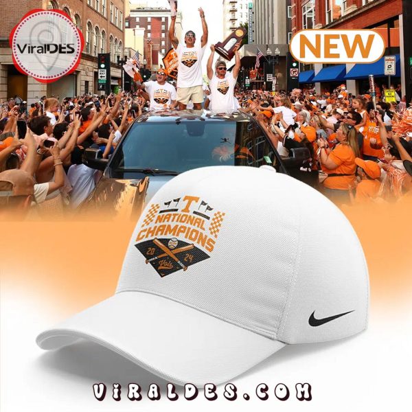 Tennessee Volunteers 2024 League Champions White Hoodie, Jogger, Cap