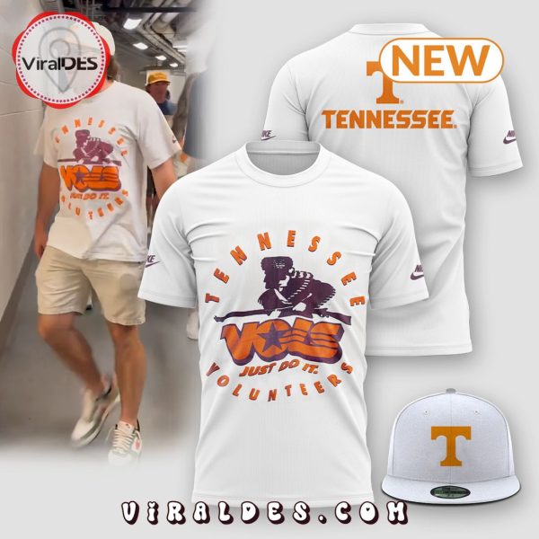 Tennessee Volunteers Baseball Champs White T-Shirt, Cap