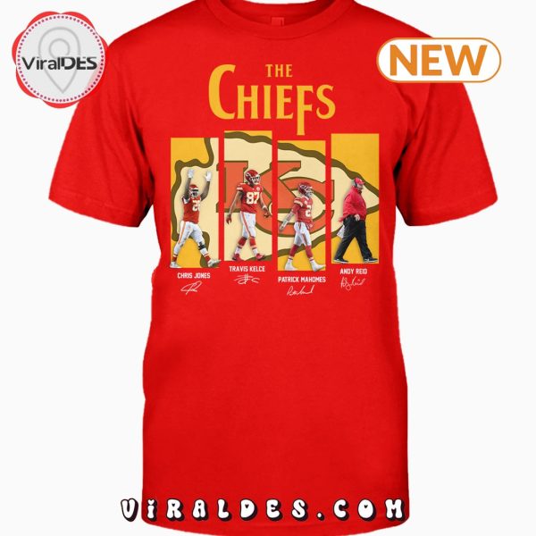 The Chiefs Team Players Signatures T-Shirt