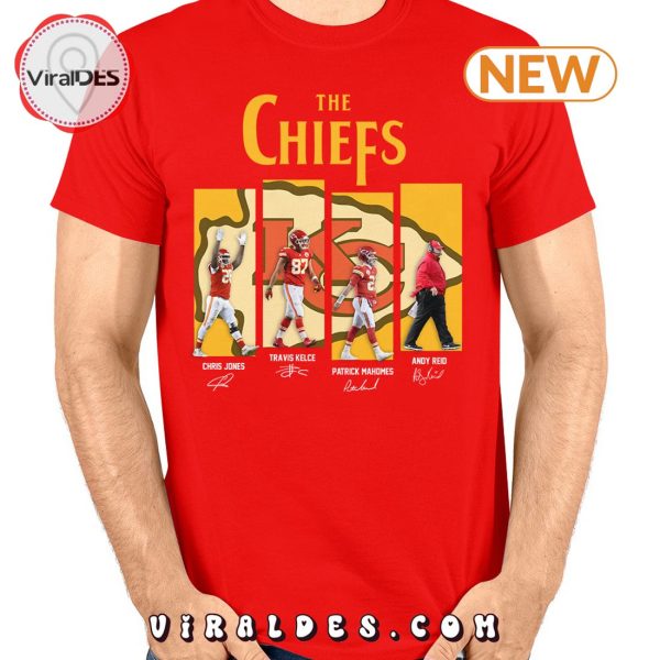 The Chiefs Team Players Signatures T-Shirt