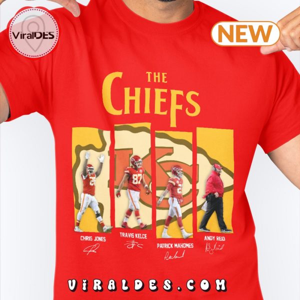 The Chiefs Team Players Signatures T-Shirt