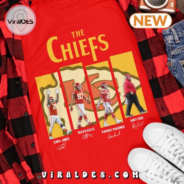 The Chiefs Team Players Signatures T-Shirt