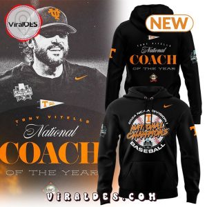 Unleash Your Volunteer Spirit with the Tony Vitello Coach Of The Year Tennessee Season Black Hoodie