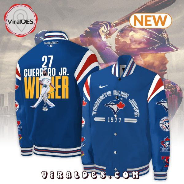 Toronto Blue Jays Guerrero Jr Winner Navy Baseball Jacket