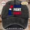 Trump Retro Fight Fight Fight Print Khaki Classic Cap