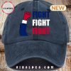 Trump Retro Fight Fight Fight Print White Classic Cap