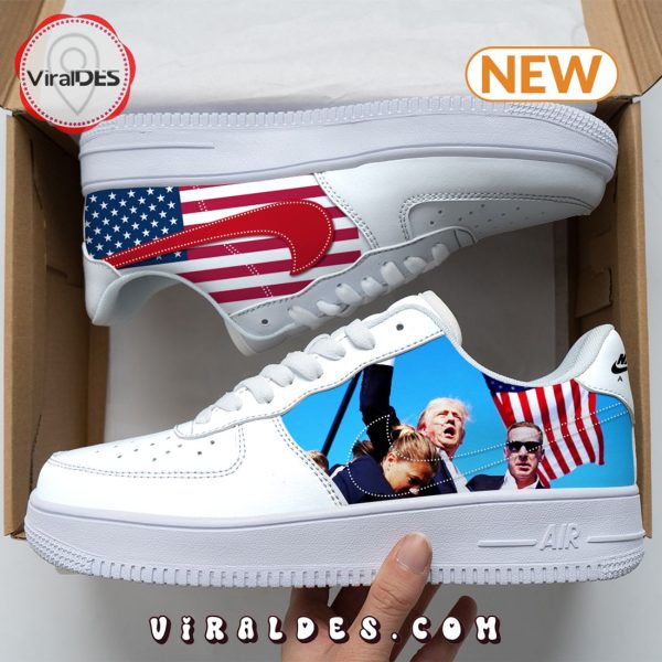 Trump Shot 2024 Air Force 1 Sneakers