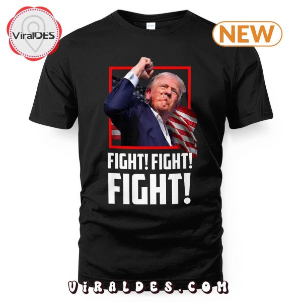 Trump Shot Fight Fight Fight T-Shirt